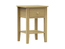 Core Core Henley Oak 1 Drawer Bedside Table