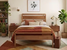 Kyoto Kyoto Skandi Oak Wooden Bed Frame