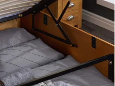 ASC ASC Serena Oak Wooden Ottoman Bed Frame