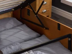 ASC ASC Serena Oak Wooden Ottoman Bed Frame