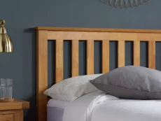 ASC ASC Serena Oak Wooden Ottoman Bed Frame