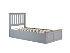 ASC ASC Serena Stone Grey Wooden Ottoman Bed Frame