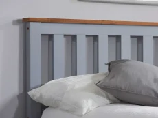 ASC ASC Serena Stone Grey Wooden Ottoman Bed Frame