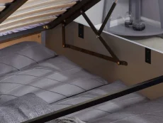 ASC ASC Serena Stone Grey Wooden Ottoman Bed Frame