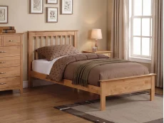 Flintshire Flintshire Pentre Oak Wooden Bed Frame