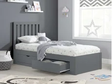 Birlea Birlea Appleby Grey Wooden 4 Drawer Storage Bed Frame