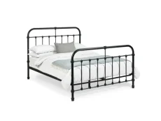 Julian Bowen Clearance - Julian Bowen Logan Black Metal Bed Frame