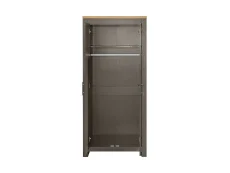 Birlea Birlea Highgate Dark Grey and Oak Effect 2 Door Wardrobe