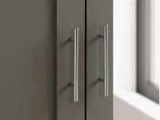 Birlea Birlea Highgate Dark Grey and Oak Effect 2 Door Wardrobe