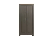 Birlea Birlea Highgate Dark Grey and Oak Effect 2 Door Wardrobe