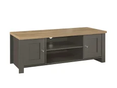 Birlea Birlea Highgate Dark Grey and Oak Effect Large TV Unit