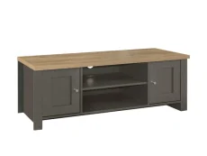Birlea Birlea Highgate Dark Grey and Oak Effect Large TV Unit