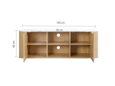 Birlea Birlea Russo Oak Large TV Unit