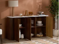 Birlea Birlea Russo Walnut 3 Door Sideboard