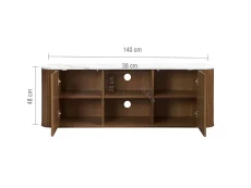 Birlea Birlea Russo Walnut Large TV Unit