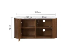 Birlea Birlea Russo Walnut Small TV Unit