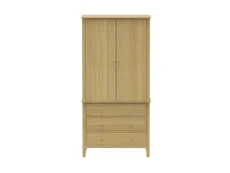 Core Henley Oak 2 Door 3 Drawer Wardrobe Core Henley Oak 2 Door 3 Drawer Wardrobe