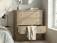 Core Core Freya Oak 4 Drawer Chest of Drawers