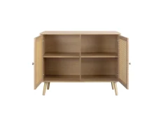 Birlea Birlea Croxley Rattan and Oak 2 Door Sideboard