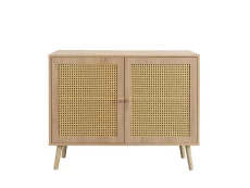 Birlea Birlea Croxley Rattan and Oak 2 Door Sideboard