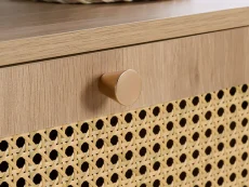 Birlea Birlea Croxley Rattan and Oak Coffee table