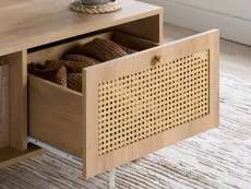 Birlea Birlea Croxley Rattan and Oak Coffee table