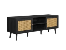Birlea Birlea Croxley Rattan and Black Large TV Unit