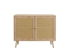 Birlea Birlea Croxley Rattan and Oak 2 Door Sideboard