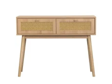 Birlea Birlea Croxley Rattan and Oak Console table
