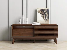 Kidsaw Beijing Walnut 1 Door Small TV Cabinet