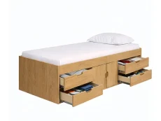 Kidsaw Kidsaw Captains Oak Cabin Bed Frame