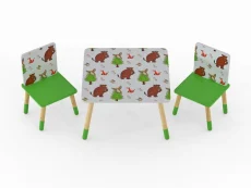 Kidsaw Gruffalo Pattern Table and Chairs Kidsaw Gruffalo Pattern Table and Chairs