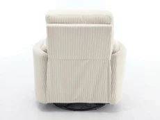 Kidsaw Kidsaw Hampshire Beige Fabric Power Recliner Chair