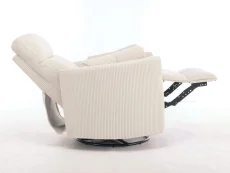 Kidsaw Kidsaw Hampshire Beige Fabric Power Recliner Chair
