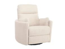 Kidsaw Kidsaw Hampshire Beige Fabric Power Recliner Chair