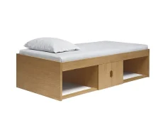 Kidsaw Kidsaw Low Cabin Oak Bed Frame