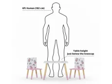 Kidsaw Kidsaw Peppa Pig Pattern Table and Chairs