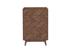 Kidsaw Kidsaw Petra Walnut 4 Drawer Chest of Drawers