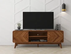Kidsaw Kidsaw Petra Walnut 2 Door  TV Cabinet