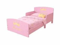 Kidsaw Kidsaw Princess Pink and Yellow Toddler Bed Frame