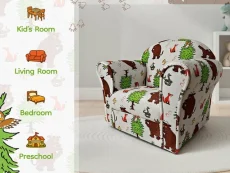 Kidsaw Kidsaw Gruffalo White Children's Mini Chair