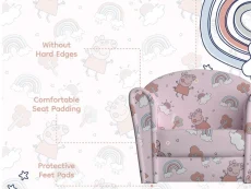 Kidsaw Kidsaw Peppa Pig Pink Children's Mini Chair