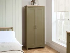 Birlea Highgate Olive and Oak Effect 2 Door Wardrobe Birlea Highgate Olive and Oak Effect 2 Door Wardrobe