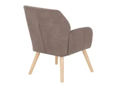 Seconique Seconique Jordan Brown Velvet Accent Chair