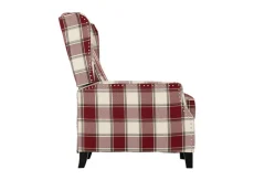 Seconique Seconique Kensington Red Tartan Fabric Recliner Chair