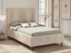 Seconique Seconique Maine Taupe Velvet Bed Frame