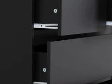 Seconique Seconique Malvern Black 3+2 Drawer Chest of Drawers