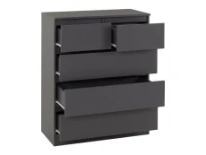 Seconique Seconique Malvern Grey 3+2 Drawer Chest of Drawers