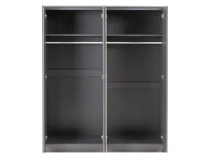 Seconique Seconique Malvern Grey 4 Door Wardrobe