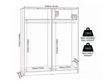 Seconique Seconique Malvern Sonoma Oak 4 Door Wardrobe